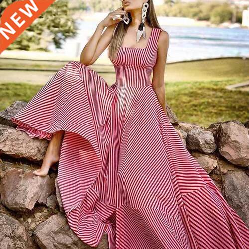 Women's Tank Dress Summer 2022 New strped party gown Sve