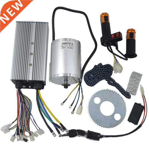 1Set Electric Motor 72V 3000W, Brushless Motor Controller 48
