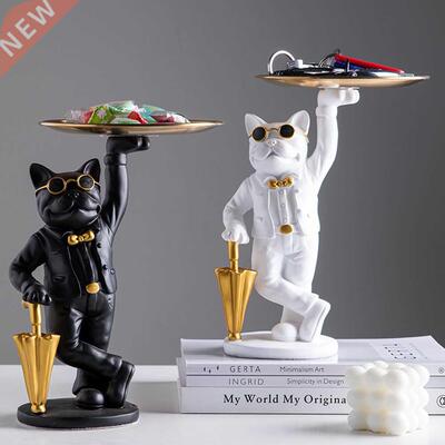 Multifunctiol Nordic French Cool Bulldog Fashion Sculpture