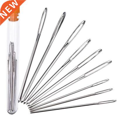9 PCS Large Eye Blunt Sewing Needles Cross Stitch Knitting N