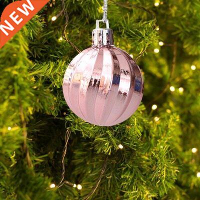 30Pcs Glitter Christmas Balls Pendant Anti-deform Plastic
