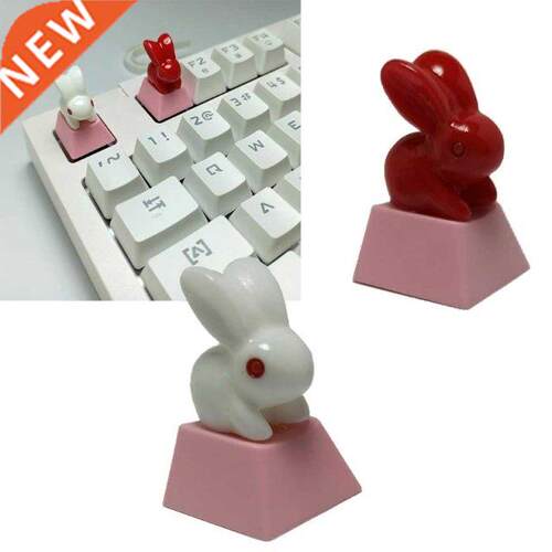1 Pc 1PC Original PBT Lovely Rabbit Key Cover OEM Profile R4