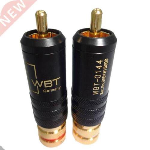 4pcs Gold Plated Copper RCA Plug Durale RCA Connector Screw