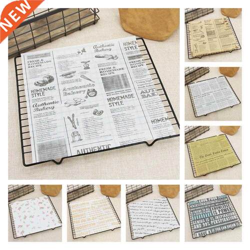 50Pcs/Set Practical Oil-proof Paper Decorative Easy Cut Food