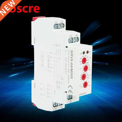 Voltage Monitoring Relay GRV8-04 3-Phase Voltage Control Rel