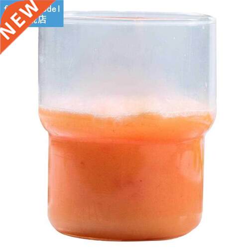 1pc Thicken Transparent Glass Cup Juice Cup Glass Coffee Mug