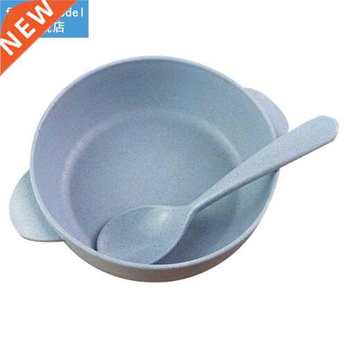 Candy Colors Tableware Set Food Bowl Creative Wheat Straw Pl