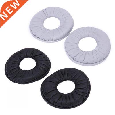 2Pcs 70mm Soft Foam Leather Replacement Ear Pads Cushion For