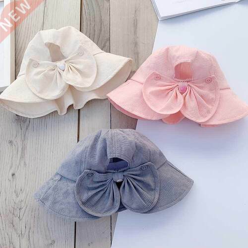 Outdoor Baby Bucket Hat Infant Girls Fisherman Sun Hats Cott