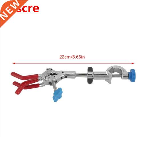 Adjustable Chemistry Laboratory Three-Prong Flask Clip Clamp