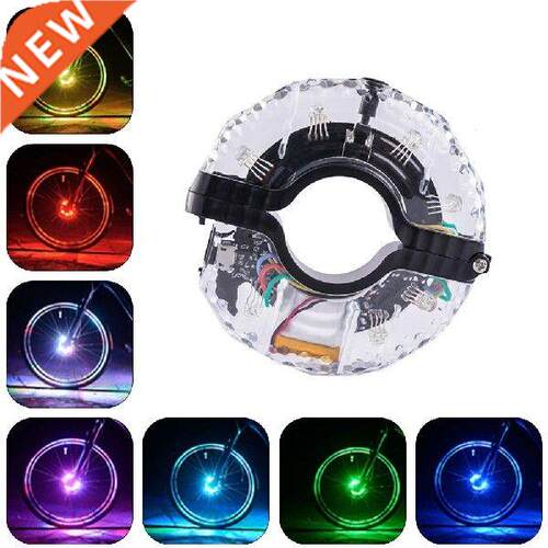 Rechargeable Bike Wheel Hub Lights,Waterproof LED Cycling
