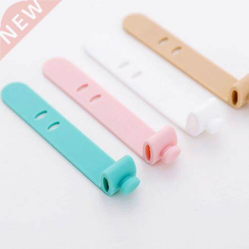 4Pcs Universal Line Storage Clip Desk Organizer Winder Porta