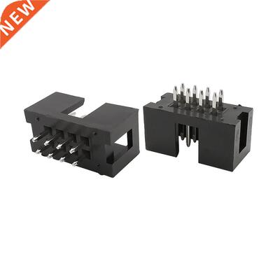5/10Pcs DC3 2.54mm 8 Pin Straight Male Plug IDC JTAG Socket