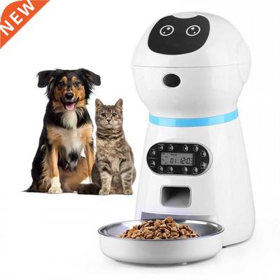2021 New Automatic Dog Cat Feeder Food Dispenser Pet Auto