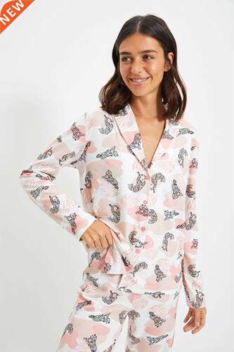 Trendyol Animal Print Pajamas set THMAW22PT0771