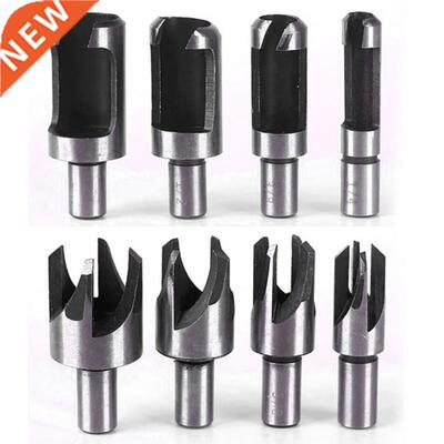 8Pcs Carpentry Plug Cutter Cutting Tool Drill Bits Straight/