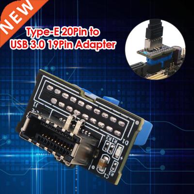 10Gbps 19Pin TYPE-E 20pin USB 3.0 Header Male Adapter Conver