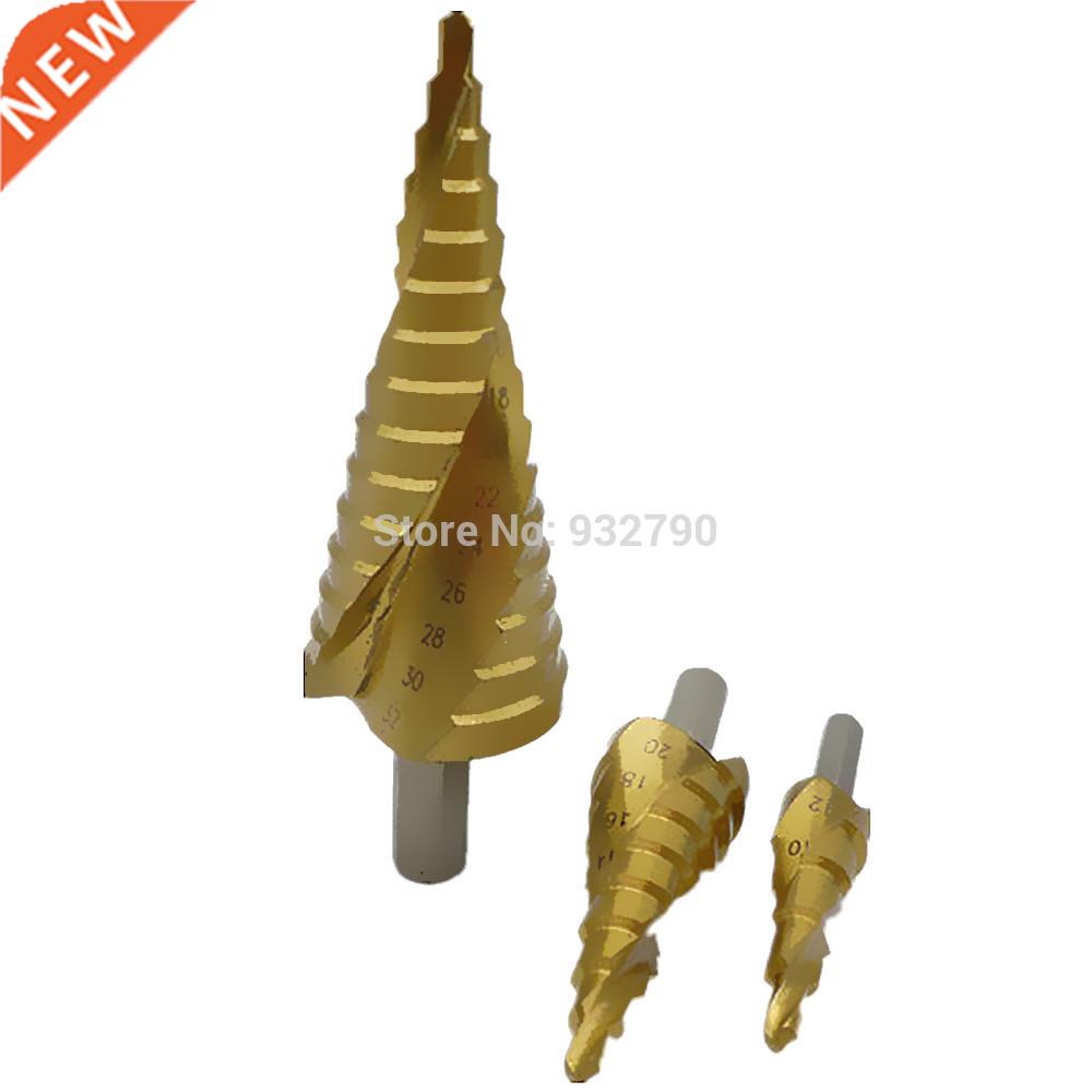 3pcs Hss Spiral Grooved 4mm To 12mm/20mm/32mm Cut Tool Set C