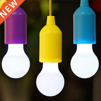 Outdoor Tools Portable LED Pull Cord Light Bulb Lighting