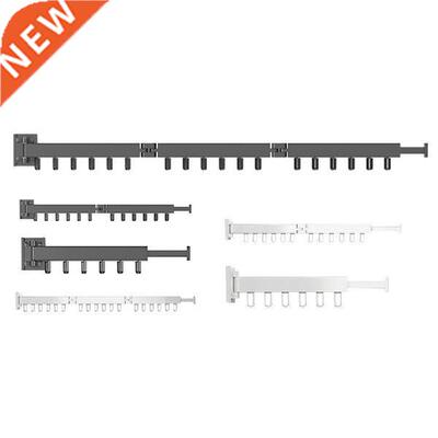New Folding Clothes Hanger Wall Mount Retractable Cloth