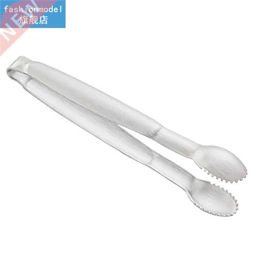 1pc Stainless Steel Food Tongs Universal Portable Ice Tongs