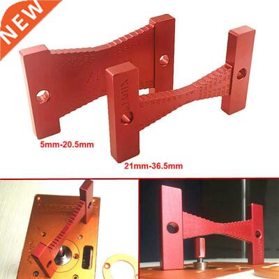 2Pcs High Precision Height Gauge Ruler Woodworking Router Ta