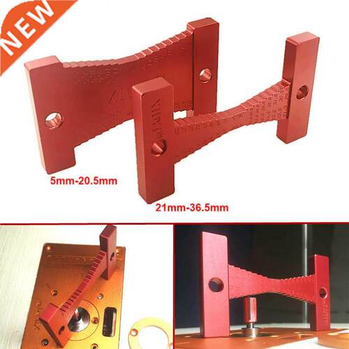 2Pcs High Precision Height Gauge Ruler Woodworking Router Ta