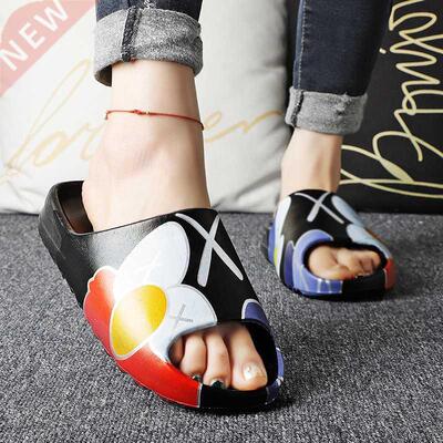 2022 Summer New Outer Wear Thick-soled Slippers Men Fashion