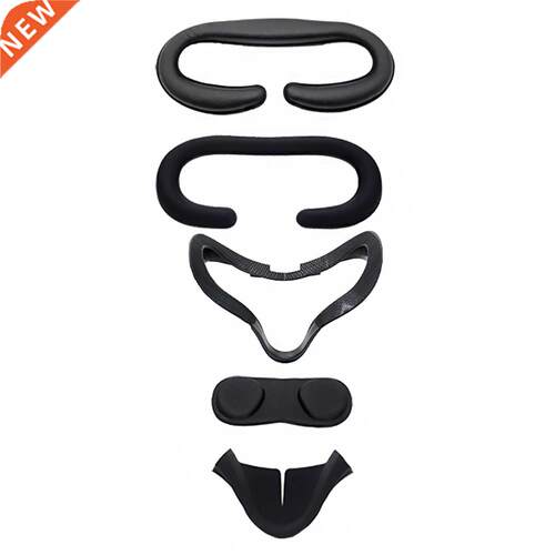 5pcs VR Lens Cover Set PU Leather Replacement Parts Facial I