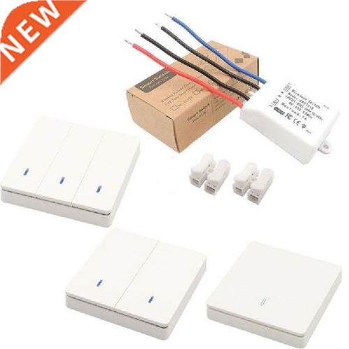 1/2/3 Gang Wall Light Button Switch AC 90V-250V No