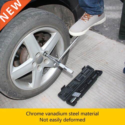 Upgraded Cross Wheel Spanner Nut Wrench 17 19 21 2mm Car Ty