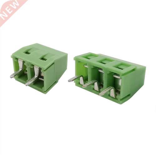 10Pcs Green KF127 Terminals Straig Needle 5.0mm Pitch 2 Pi