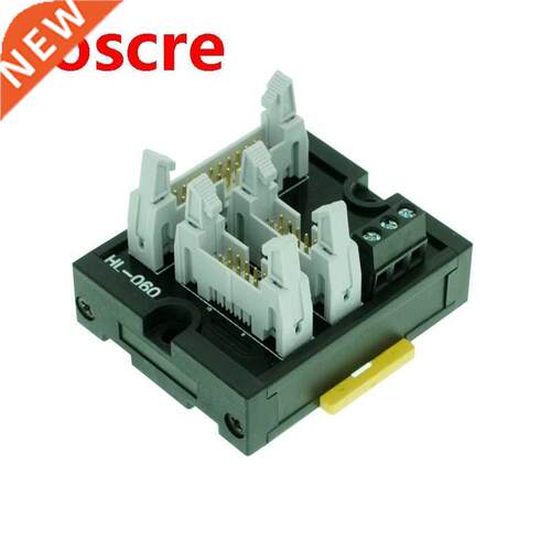 16 ways Terminal block breakout board 2* IDC10 to IDC20 term