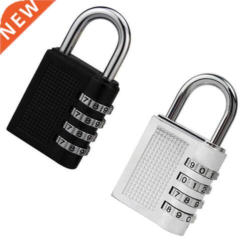 4 Dial Digit Password Lock Combination Suitcase Luggage Meta
