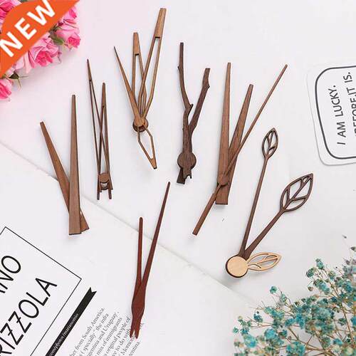Walnut Wall Clock Pointer DIY Hour Hand Minute Hand Second H