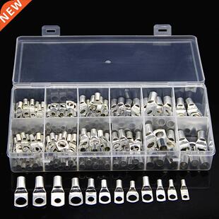 170PCS Tinned Copper Ring Terminals lug SC Bare Electrical W