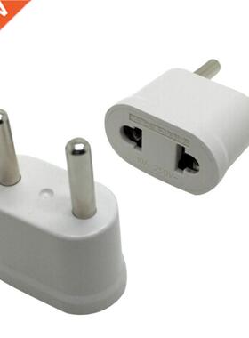 US USA to EU EURO Europe Travel Power Schuko Plug Adapter Ch