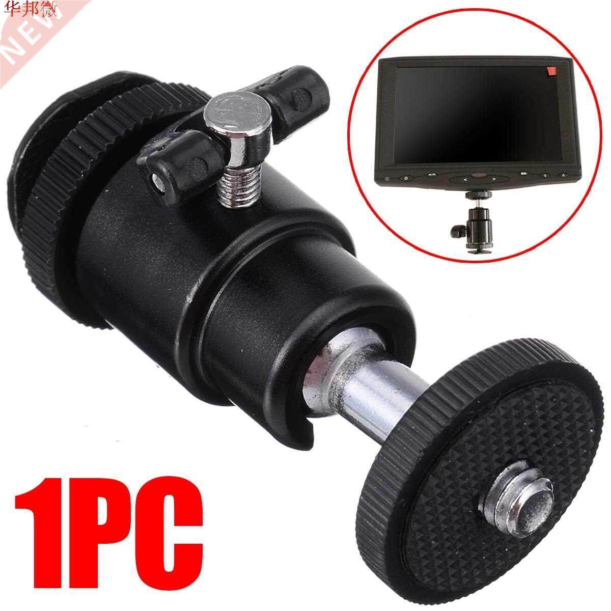 Cameras Hot Shoe Adapter Black 1/4 inch Ball Head Bracket Ho - 实物图
