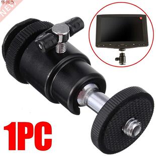 Cameras Hot Shoe Adapter Black 1/4 inch Ball Head Bracket Ho