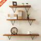 Triangle Steel Bracket Durable Shelf 2pcs Wall Stainless
