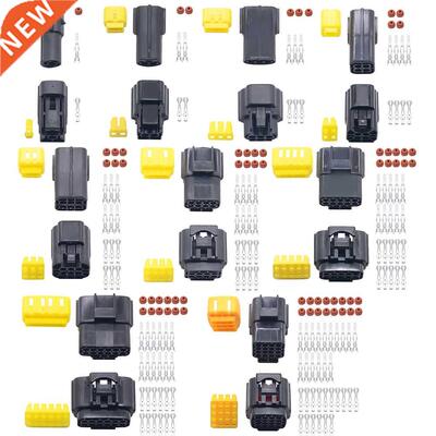 5 sets 2/3/4/6/8/10 Pin Way Waterproof Wire Connector Plug C