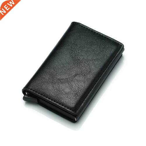 fashion Men Vintage Credit Card Holder Blocking Rfid Wallet