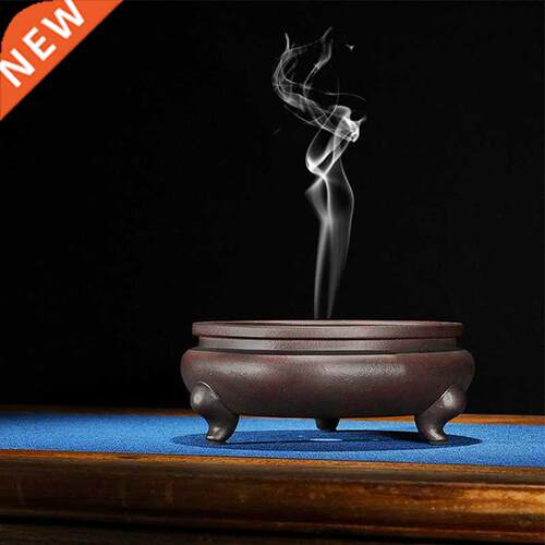 Round Purple Sand Flowerpot Bonsai Pot Chinese Style Bonsai
