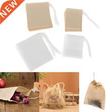 Tea Bags Teabags Lot Drawstring Paper Empty 100Pcs Filter