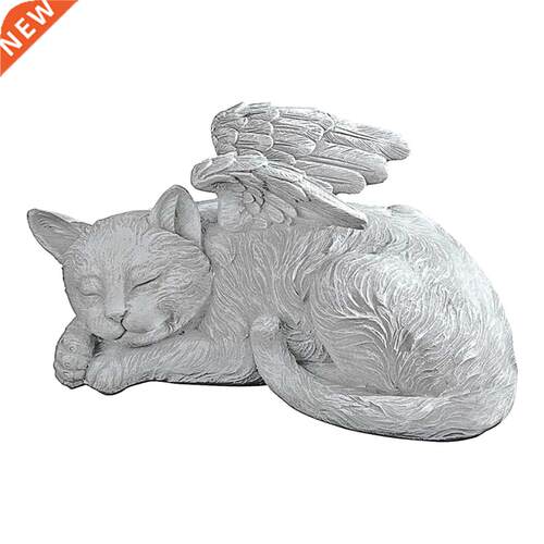 Resin Statues Of Pet Angels Kittens And Puppy Statues