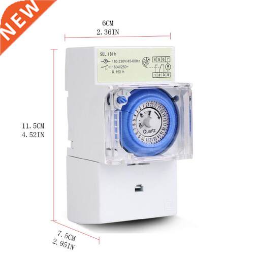 SUL181H Mechanical Timer Switch 220V 16A Quartz Motor Drive