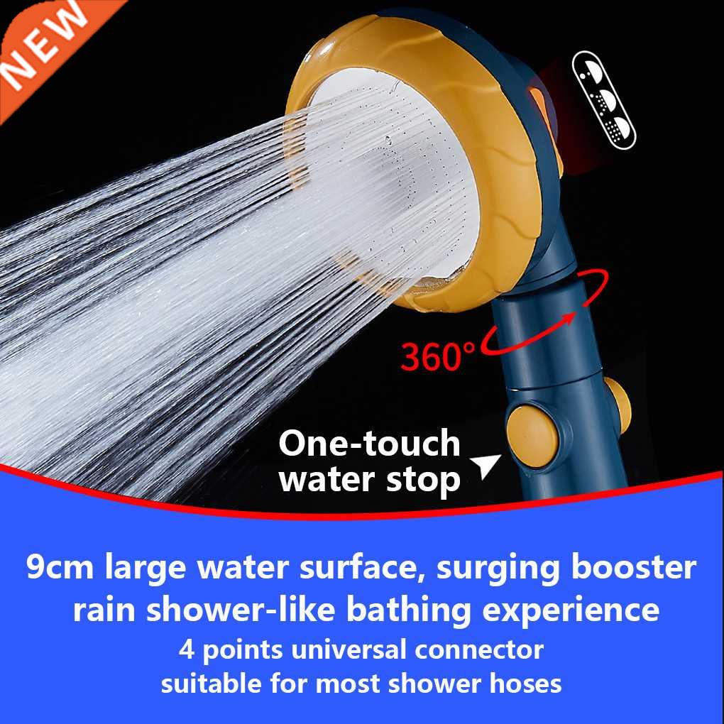 RecabLeght Shower Head Hgh Pressure 3-Functon Adjustable