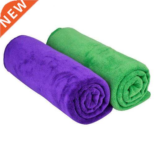 2Pcs Pet Bath Towel Soft Fiber Pet Wash Cloth Large Ultra