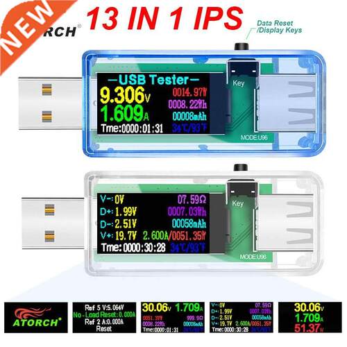 12/1 in 1 usb tester dc power meter digital voltmeter volti