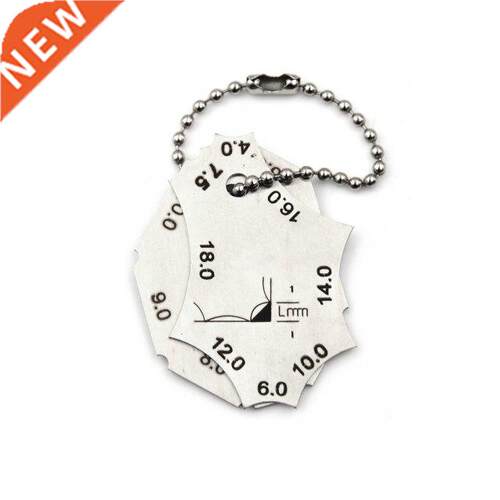 Stanless Steel Weldng Gauge Key Pocket Gage 2 pcs Set Weld